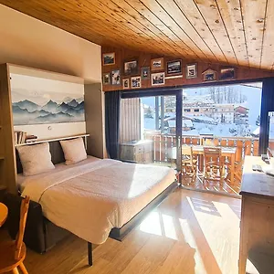 Appartement Studio Les Granges - Vue Montage Et Village, Centre - Aravistour, La Clusaz